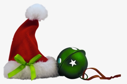 Christmas Hat And Bell - Christmas Day, HD Png Download, Free Download