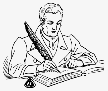 Quill Vector - Author Png, Transparent Png, Free Download