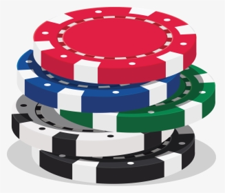 Transparent Casino Chip Png - Stack Of Poker Chips Clipart, Png Download, Free Download