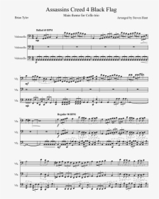 Assassins Creed 4 Sheet Music Cello, HD Png Download, Free Download