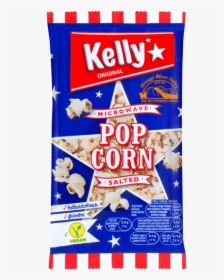 Verpackung Von Kelly Microwave Popcorn Salted - Kelly's, HD Png Download, Free Download