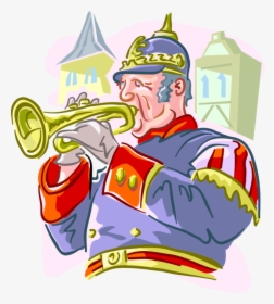 Vector Illustration Of European Musician In Germany - Cartoon, HD Png Download, Free Download