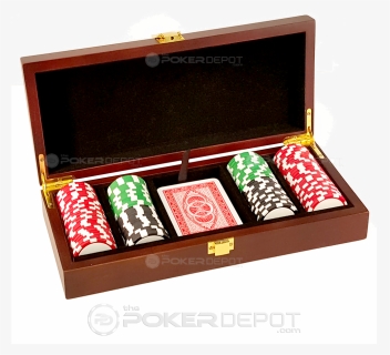 Mahogany Poker Chip Case - Poker, HD Png Download, Free Download