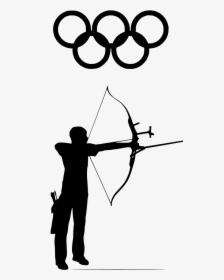 Black And White Archery Clipart, HD Png Download, Free Download