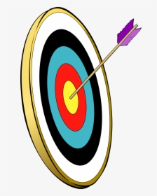 Target Archery Bow And Arrow Clip Art - Target And Arrow Clip Art, HD Png Download, Free Download