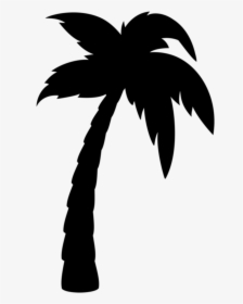 Palm Tree Silhouette Png - Clip Art Palm Tree Silhouette, Transparent Png, Free Download