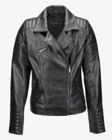 Black Leather Jacket Transparent - Leather Jacket, HD Png Download, Free Download