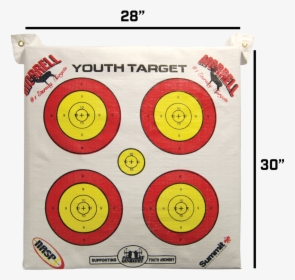 Nasp Youth Archery Target - 100 Yard Printable Load Development Targets, HD Png Download, Free Download