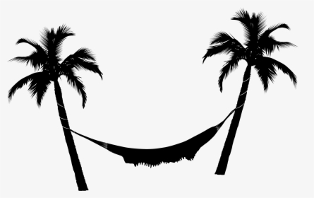 Download Hammock Png - Black And White Trees Png, Transparent Png, Free Download