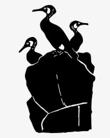 Bird Silhouette Png - Ivory-billed Woodpecker, Transparent Png, Free Download