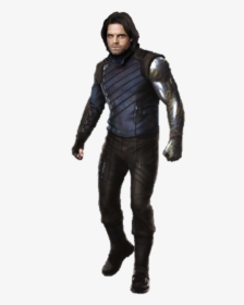 Winter Soldier Png - Infinity War Bucky Jacket, Transparent Png, Free Download