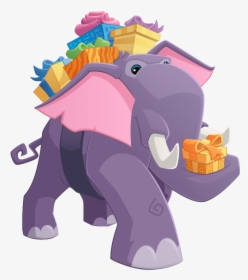 Present Elephant - Indian Elephant, HD Png Download, Free Download