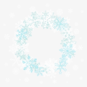 Snowflake Clipart Winter Frame, HD Png Download, Free Download