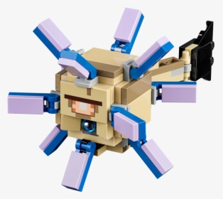 Minecraft Elder Guardian Lego Instructions Hd Png Download Kindpng