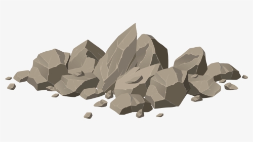Rock Boulder Royalty-free Illustration - Stone Is Broken By The Last Stroke, HD Png Download, Free Download