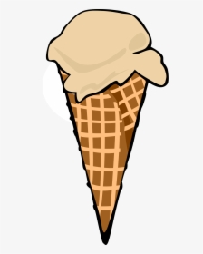 Ice Cream Cones Ff Menu Black White - Ice Cream Clip Art, HD Png Download, Free Download