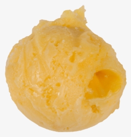 Mango Sorbet Scoop - Orange Ice Cream Scoop Png, Transparent Png, Free Download