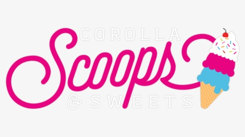 Corolla Scoops And Sweets Large Logo - Scoops Ice Cream Logo, HD Png Download, Free Download
