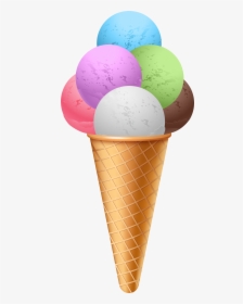 Ice Cream Scoop With Ice Cream Png Download - Ice Cream Png Clipart, Transparent Png, Free Download