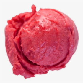 Raspberry Sorbet Ice Cream Scoop, HD Png Download, Free Download