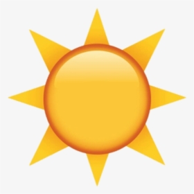 Emoji Sticker By Venus Transparent Background - Iphone Sun Emoji Png, Png Download, Free Download