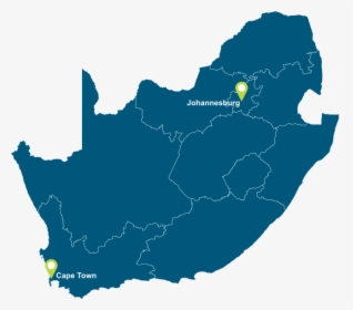 Locations Where We Provide Services In South Africa - South Africa Silhouette, HD Png Download, Free Download