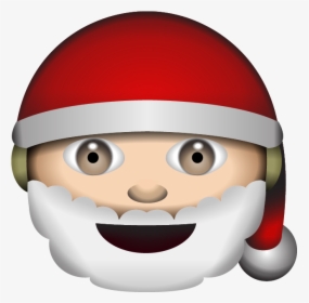 Santa Claus Emoji Png, Transparent Png, Free Download