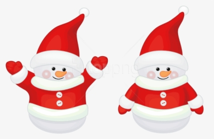 Free Png Transparent Cute Red Santa Claus Decor Png - Santa Claus, Png Download, Free Download