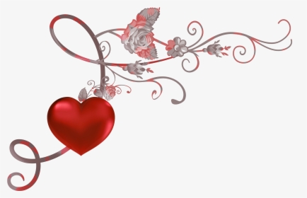 Clipart Hearts Decoration - Saint Valentin Coeur Rouge, HD Png Download, Free Download