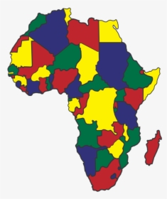 Area,africa,map - Africa Map Solid Color, HD Png Download, Free Download