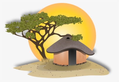Clipart - African Hut Png, Transparent Png, Free Download
