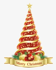 Merry Christmas Tree In Png, Transparent Png, Free Download
