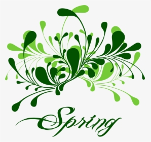 Transparent Spring Clipart - Spring Decor Leaves Clipart Png, Png Download, Free Download