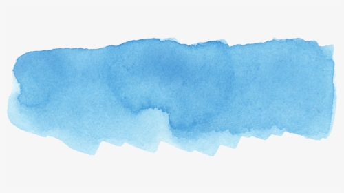 Blue Paint Stroke Png - Watercolor Brush Blue Png, Transparent Png, Free Download