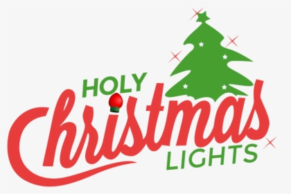 Test Holy Christmas Lights - Christmas Tree, HD Png Download, Free Download