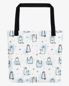 Pattern Cat "cool Cat Eggshell - Tote Bag, HD Png Download, Free Download