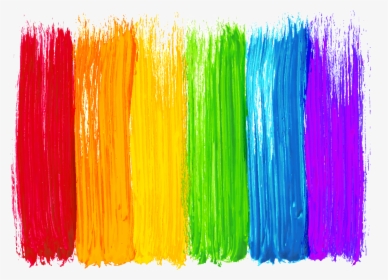 Cartoon Colorful Brush Strokes Elements - Colorful Paint Brush Strokes Png, Transparent Png, Free Download