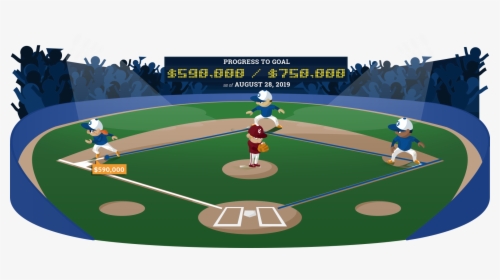 Fundraiser Background - Baseball Field, HD Png Download, Free Download