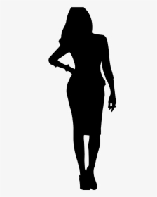 Vector Graphics Silhouette Woman Illustration Girl - Shadows Of People Running, HD Png Download, Free Download