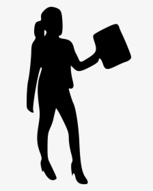 Image Library Library Businesswoman Clipart Dame - Woman Silhouette Clipart Business Woman, HD Png Download, Free Download
