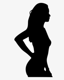 Clip Art Silhouette Woman Vector Graphics Portable - Woman Silhouette Icon Png, Transparent Png, Free Download