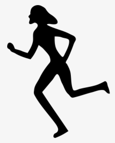 Free Vector Woman Running - Woman Running Clip Art, HD Png Download, Free Download