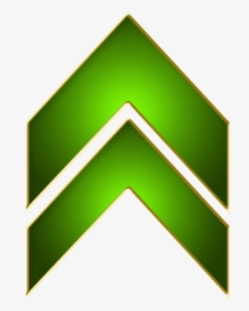 Double Arrow Green Up - Up Arrow Gold Png, Transparent Png, Free Download