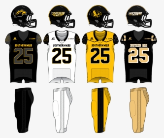 Usm Pre 2017 Unis - University Of Southern Mississippi Football Jersey, HD Png Download, Free Download