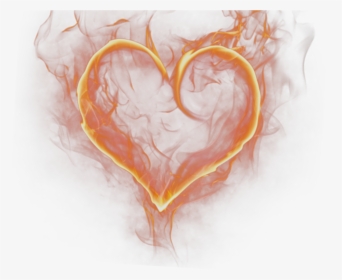 Heart - Fire Heart Png, Transparent Png, Free Download