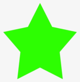 Simple Star Graphic, Green Star Image - Colored Star Clip Art, HD Png Download, Free Download