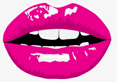 Free Vector Graphic - Pink Lips Clipart Png, Transparent Png, Free Download