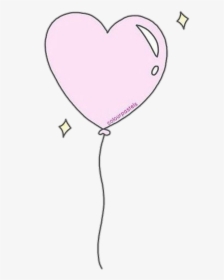 Hot Air Balloon Drawing Clip Art - Heart, HD Png Download, Free Download