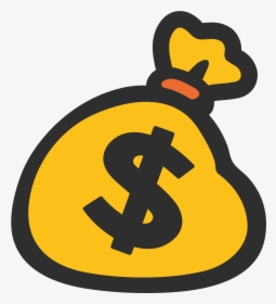 Emojipedia Money Bag Android - Clipart Money Bag Png, Transparent Png, Free Download