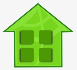 Green Home Clip Arts - Home Icon, HD Png Download, Free Download